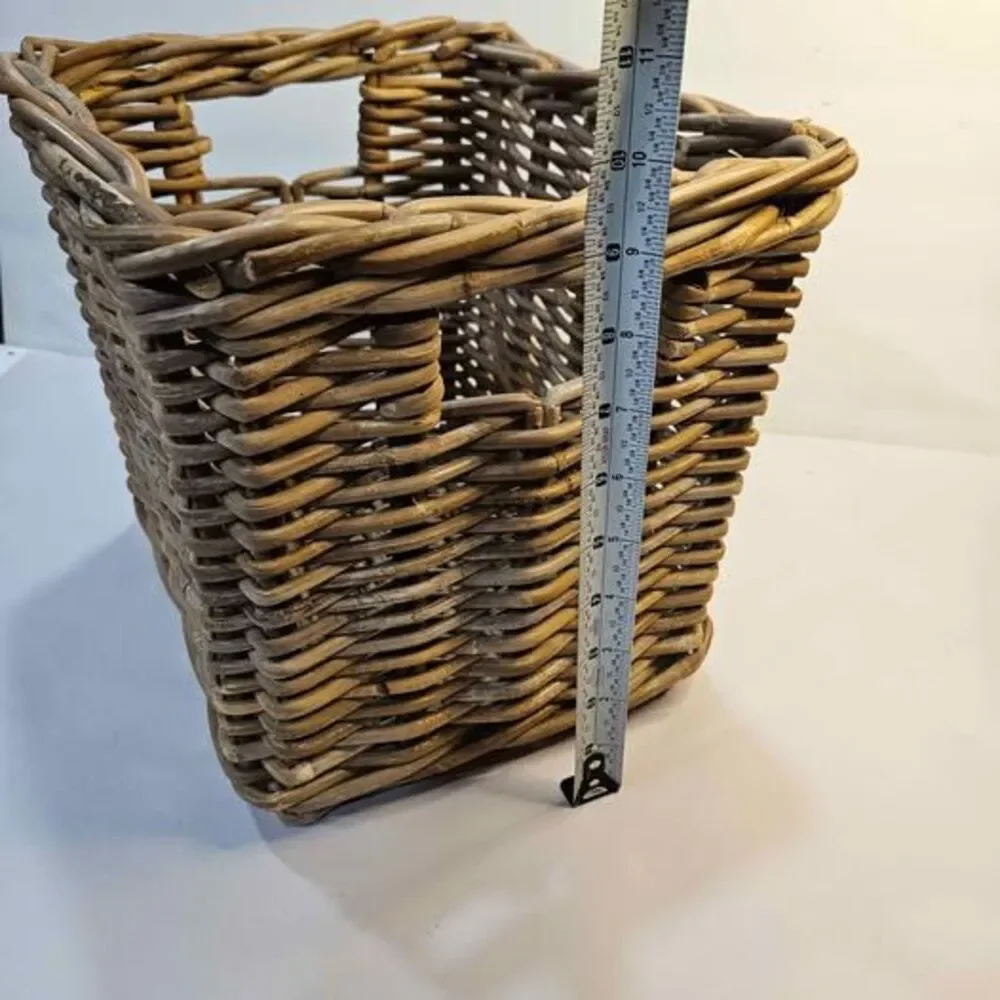 Wicker Storage Basket with Handles